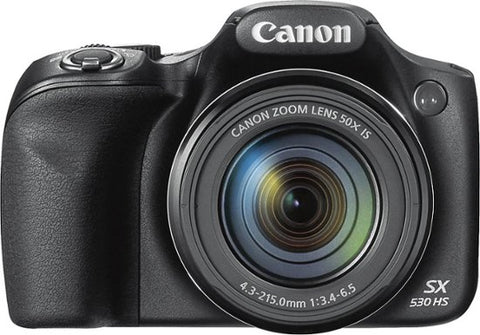 Canon - PowerShot SX530 16.0-Megapixel HS Digital Camera - Black