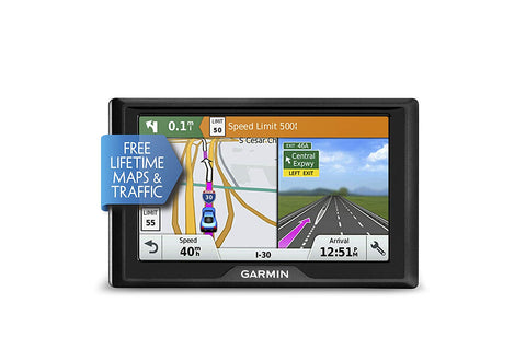 Garmin Drive 50 USA LMT GPS Navigator System with Lifetime Maps and Traffic, Driver Alerts, Direct Access, and Foursquare data