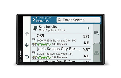 Garmin DriveSmart 61LMT-S with Lifetime Maps/Traffic, Live Parking, Bluetooth,WiFi, Smart Notifications, Voice Activation, Driver Alerts, TripAdvisor, Foursquare