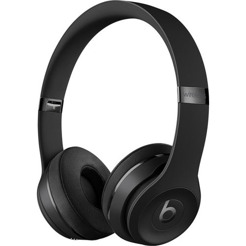 Beats Solo3 Bluetooth Wireless On-Ear Headphones with Mic - Matte Black