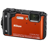 Nikon Coolpix W300 16.0 MP Compact Ultra HD Digital Camera - 4K - Orange