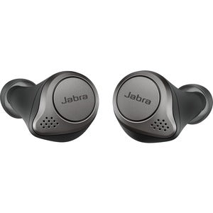 Jabra Elite 75t Bluetooth Wireless In-Ear True Earphones with Mic - Titanium Black