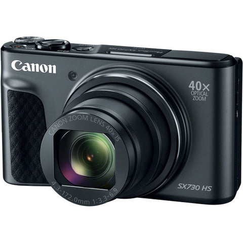 Canon PowerShot SX730 HS 20.3 MP Compact Digital Camera - 1080p - Black
