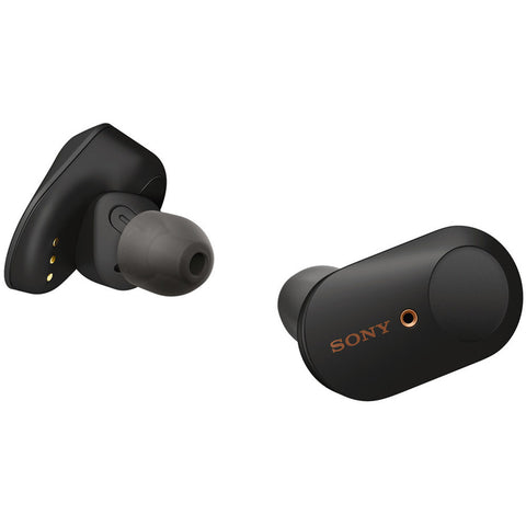 Sony WF-1000XM3 Bluetooth Wireless In-Ear True Earphones with Mic and NFC - Noise-Canceling - Black