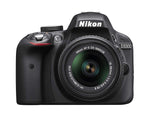 Nikon D3300 24.2 MP Digital SLR Camera - Black - AF-S VR DX 18-55mm Lens