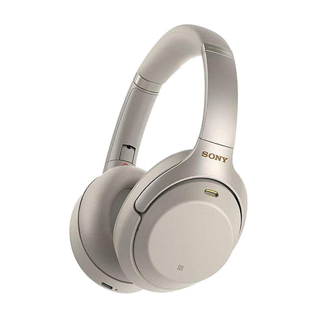 Sony WH-1000XM3 Bluetooth Wireless Over-Ear Headphones with Mic and NFC - Noise-Canceling - Silver