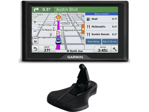 Garmin Drive 60LM GPS Navigator Universal GPS Dash-Mount Bundle