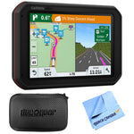 Garmin dezlCam 785 LMT-S GPS Truck Navigator with Built-In Dash Cam (010-01856-00) with Accessories Bundle Includes, Universal GPS Navigation